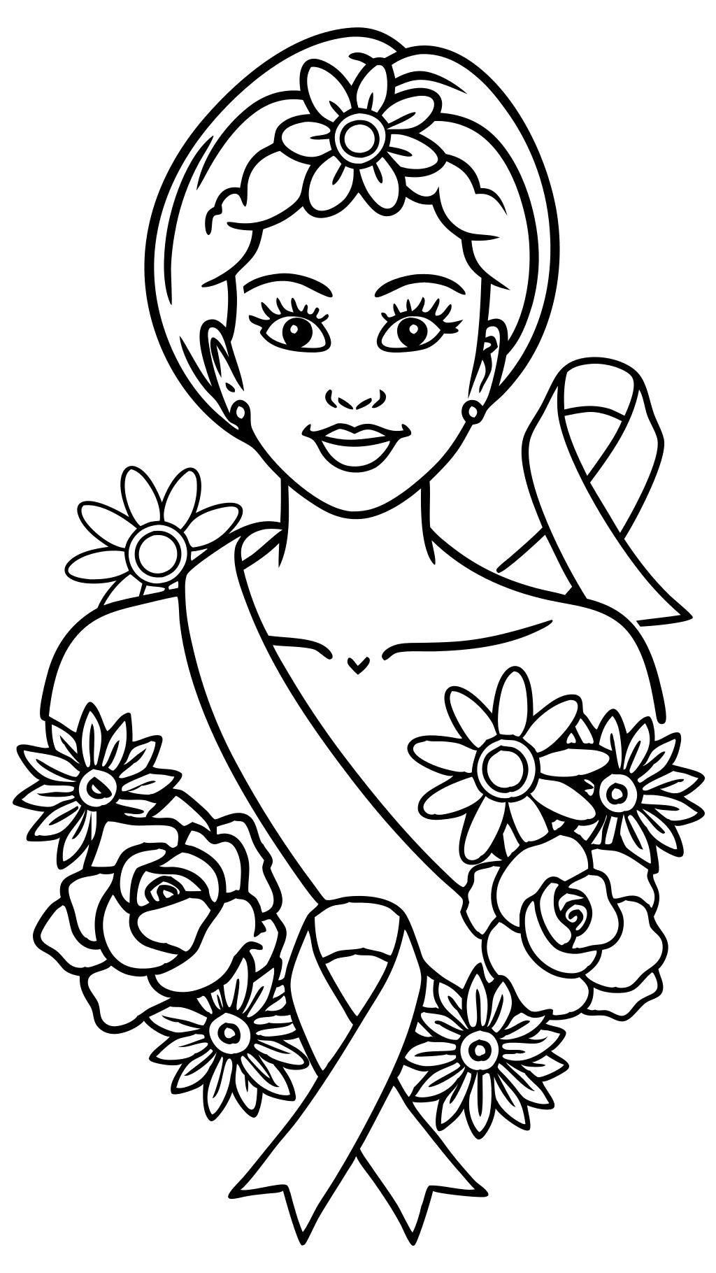 breast cancer awareness coloring pages